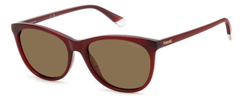 Lentes Sol Polaroid Mujer Burgundy 206729lhf55sp