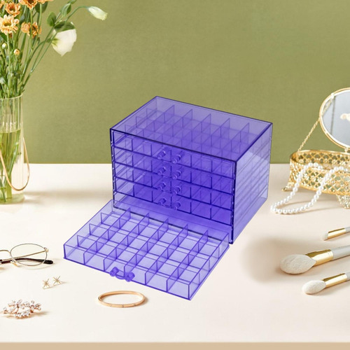 Storage Box Jewelry Organizer Gabinete De Púrpura
