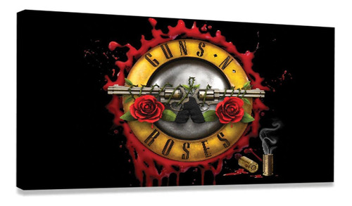 Quadro Decorativo Mosaico Guns N Roses Banda Rock Mod243