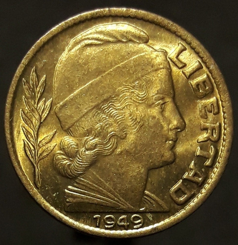 Moneda Argentina 5 Centavos 1949