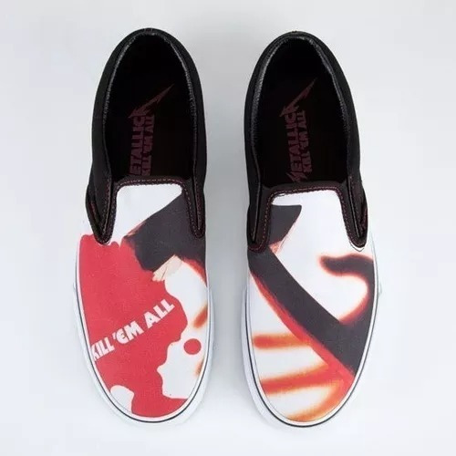 Zapatillas Vans Metallica De Coleccion Importadas Nuevas!