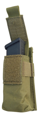 Pouch Multiuso Edc Porta Cargador Cinturón Molle Policial Verde Militar