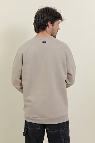 Buzo Viste Vilo Oversize Estampado Ciervo Frisado