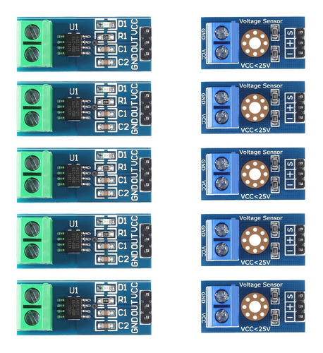 Diann 5 Modulo Acs712 Sensor Corriente Efecto Hall Rango 30a