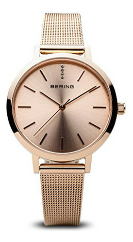 Tiempo Bering | Reloj Delgado De Las Mujeres ******* | 34mm 