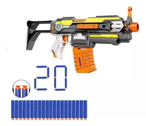 Nerf Pistola Lança 6 Dardos Arminha Brinquedo Raptor Slash