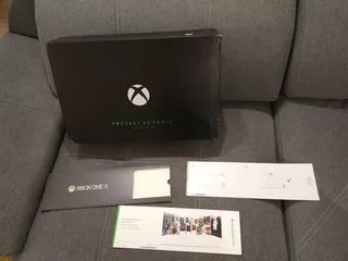 Caja Vacía Consola Xbox One X Edición Limitada Scorpio