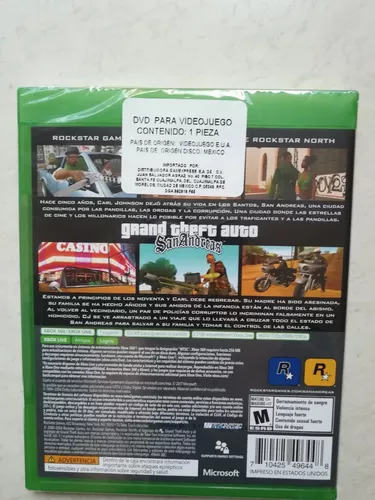 Todos los códigos GTA San Andreas para Xbox « HDG