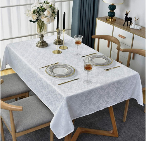 Toalha De Mesa Amabella Enxovais Jacquard Retangular - 1.4m