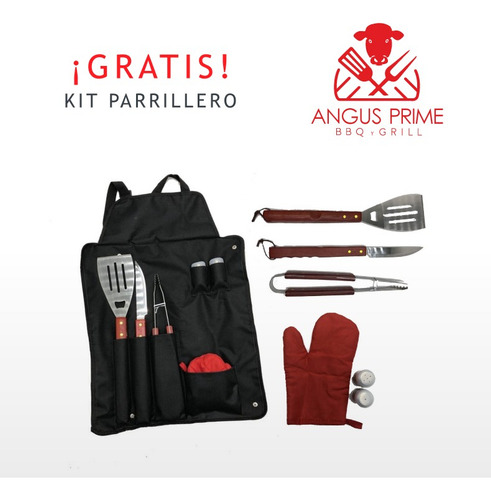 Parrilla Con Ruedas Práctica Plus | Angus Prime