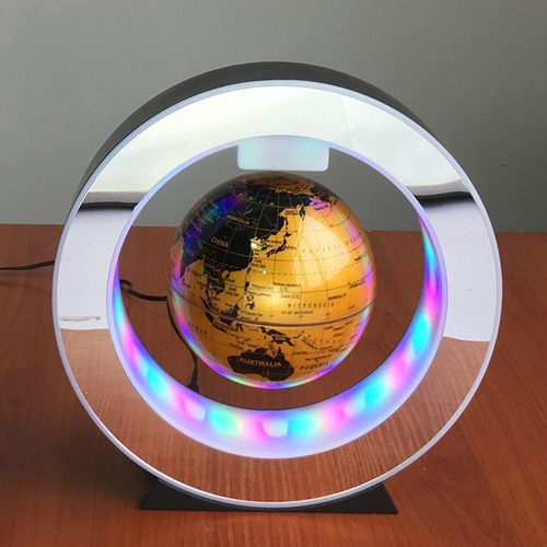 Globo De Levitación Magnética Led De Rotación Luminosa 4inch