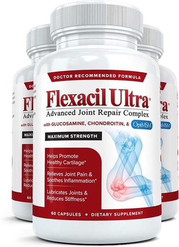 Flexacil Ultra Glucosamina 60 Caps - Unidad a $6009