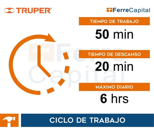 Bomba periférica Truper BOAP-1/2 0.5hp color naranja 60Hz 127V