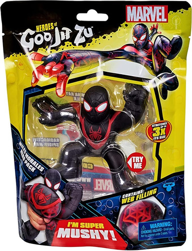 Muñecos Heroes Of Goo Jit Zu Spiderman Miles Morales