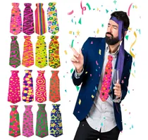 Comprar 10 Corbatas Neon Fiesta Fluorescente Luz Negra Black Party