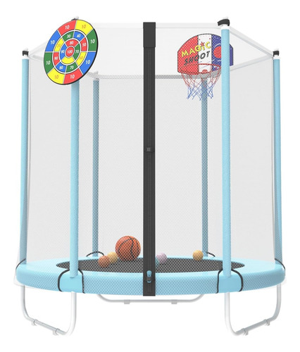 Gardenature Cama Elástica De 5 Pies Para Niños Con Red De Se