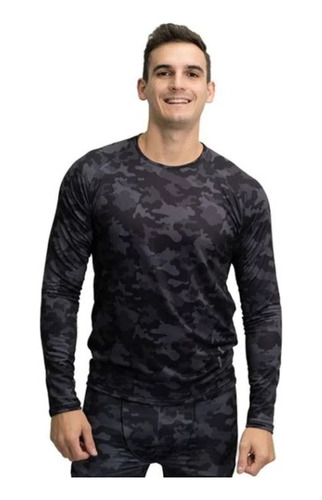 Camiseta Termica Montagne Andes Print Hombre Premium