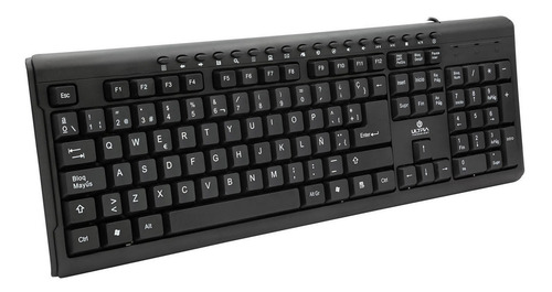 Teclado Usb Español Con 15 Teclas Multimedia Ultra Ut-k110u