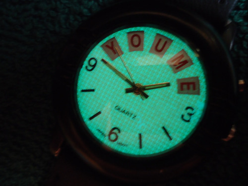 Youme Reloj Vintage Retro Black Con Luz