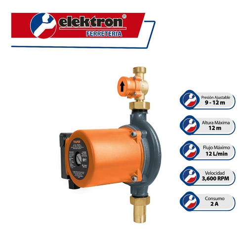 Imagen 2 de 7 de Bomba Presurizadora 1/3 Hp, Truper