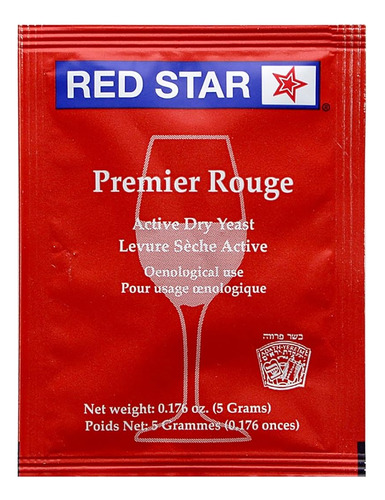 Levadura De Vino Premier Rouge De 0.18 oz