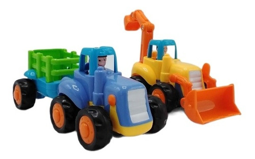 Imagen 6 de 10 de Excavadora - Tractor Rural Vehiculos Friccion Hola 326ab Edu