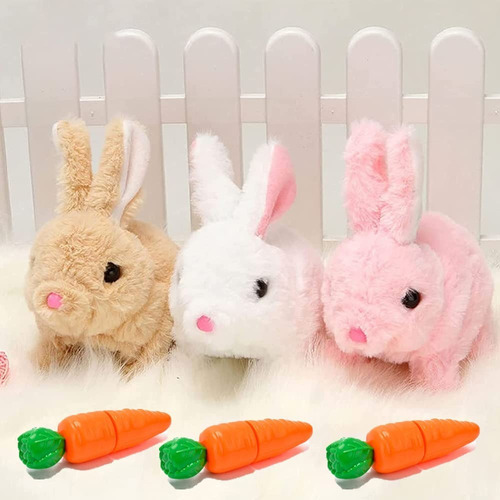 Juguete Interactivo De Conejo Y Zanahoria De Pascua