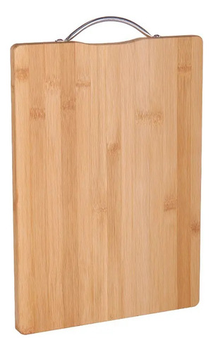 Tabla De Cortar Y Picar De Bamboo Con Agarradera 35x50 Cm