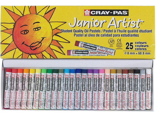 Pasteles Al Oleo Sakura Cray-pas Junior Artist X25 Colores