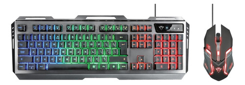 Combo Teclado Y Mouse Gamer Rgb Gxt 845 Tural - Ps