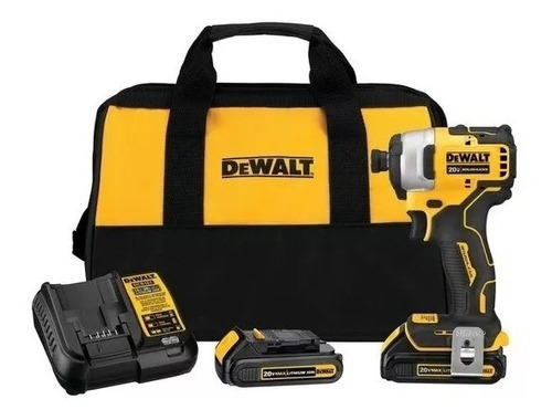 Kit Destornillador De Impacto 1/4 Dewalt Dcf809c2