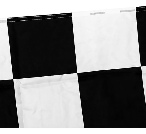 2 Racing Black And White Checkered Flag Banderín Party