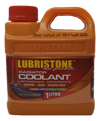 Refrigerante Lubristone Rojo - 1litro Diesel-gas Gasolina
