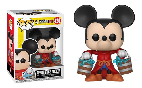 Funko Pop Mickey Aprendiz #426 90 Años Disney Jugueterialeon