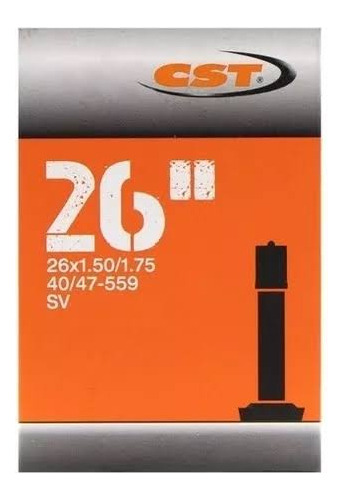 Cámara Para Bicicleta Aro 26 Cst Pitón Corto