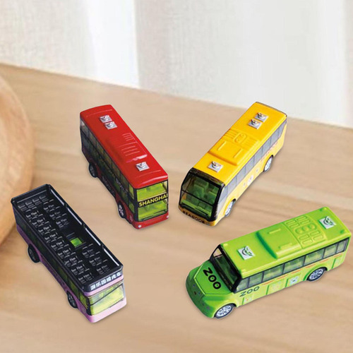 4 Pçs Crianças Diecast Metal Carro Brinquedo Turismo