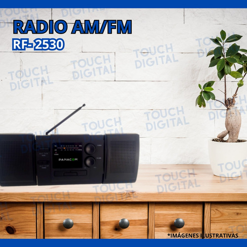 Radio Am/fm Analogica Pilas Parlante Desmontable Panacom C