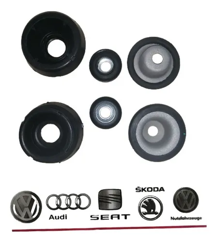 2 Tapa Y Base Amortiguador Jetta A4 Clasico Vento Gol Beetle