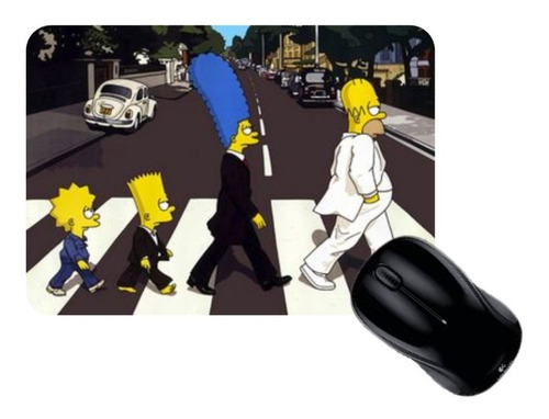 Pad Mouse Los Simpson Tapete Mouse