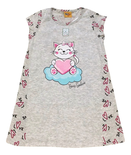 Camisola Infantil Para Menina Estampada