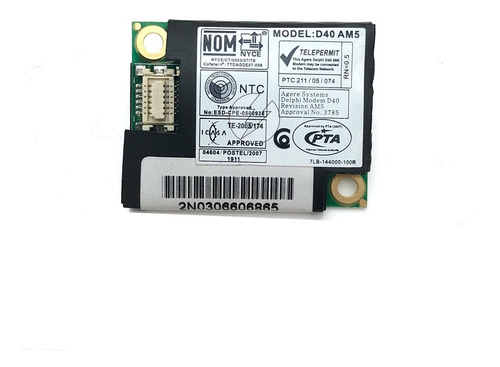 Placa Modem P O Note Cce Info E35l 76g060500-20