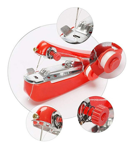Prático Mini Máquina De Costura Manual Ferramenta De Costura