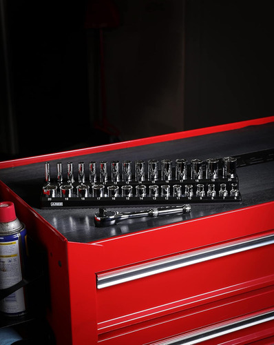 Ares 47004-juego De Llaves Métricas De 3/8 Pulgadas Y Trinqu