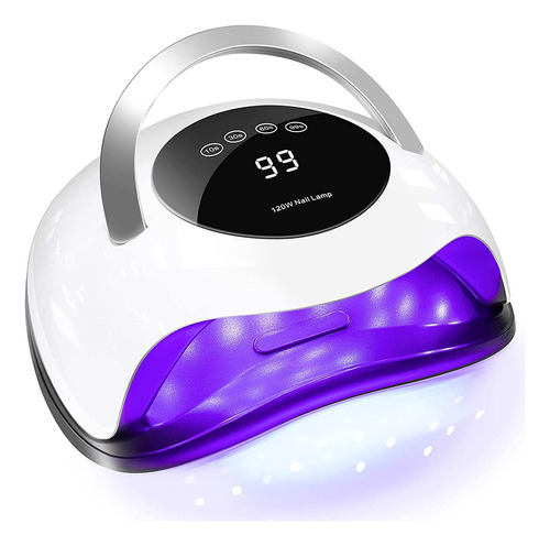 Lámpara De Uñas Led Uv De 120 W, Secador De Uñas Rápido, 36