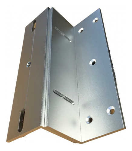 Soporte Z Para Cerradura Electromagnetica Zuden De 180kg Plateado