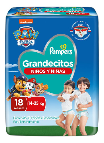 Pañal Pampers Pants Easy Xxg X18ud