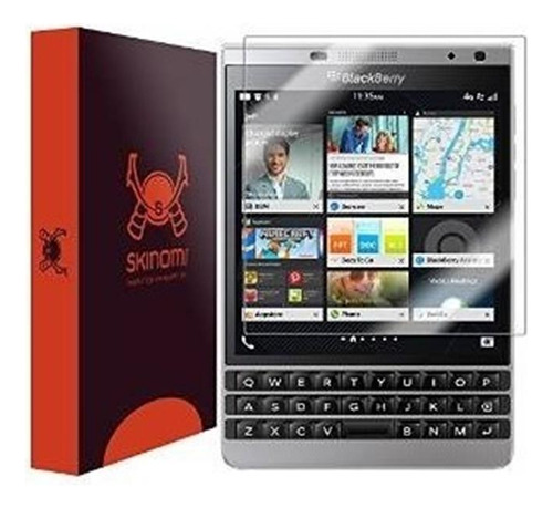 Skinomiâ® Techskin - Blackberry Pasaporte Silver Edition Pro