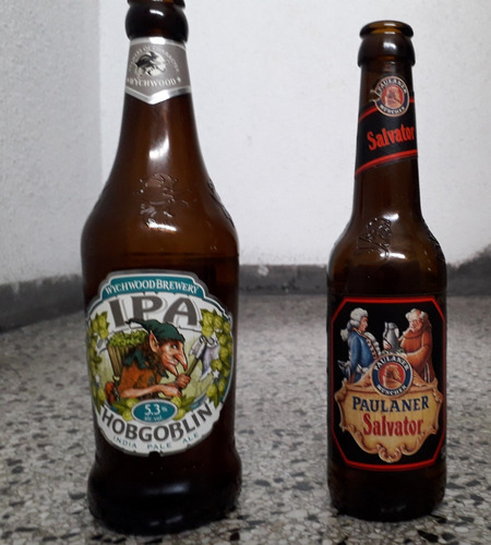 Botella Cerveza Paulaner Duvel Hob Goblin La Chouffe Vacía1x