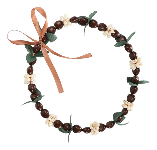 Collar Leis Leis De Graduación Hawaiano Con Forma De Nuez Ku
