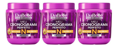 Mascara Dabelle 400g Meu Crono Nutrição-kit C/3un